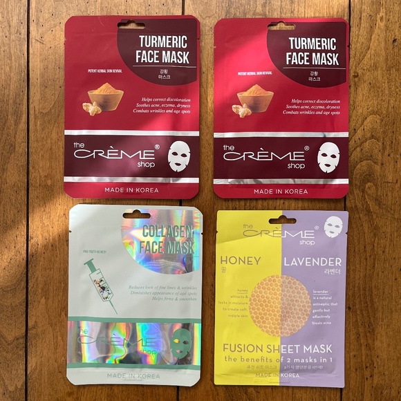 The Creme Shop Face Masks (lot of 4) - Picture 1 of 2